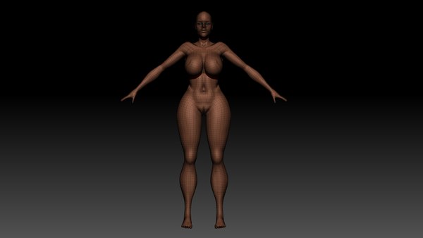 3D Famale Model model