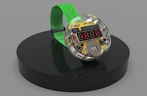 3D electronic clock