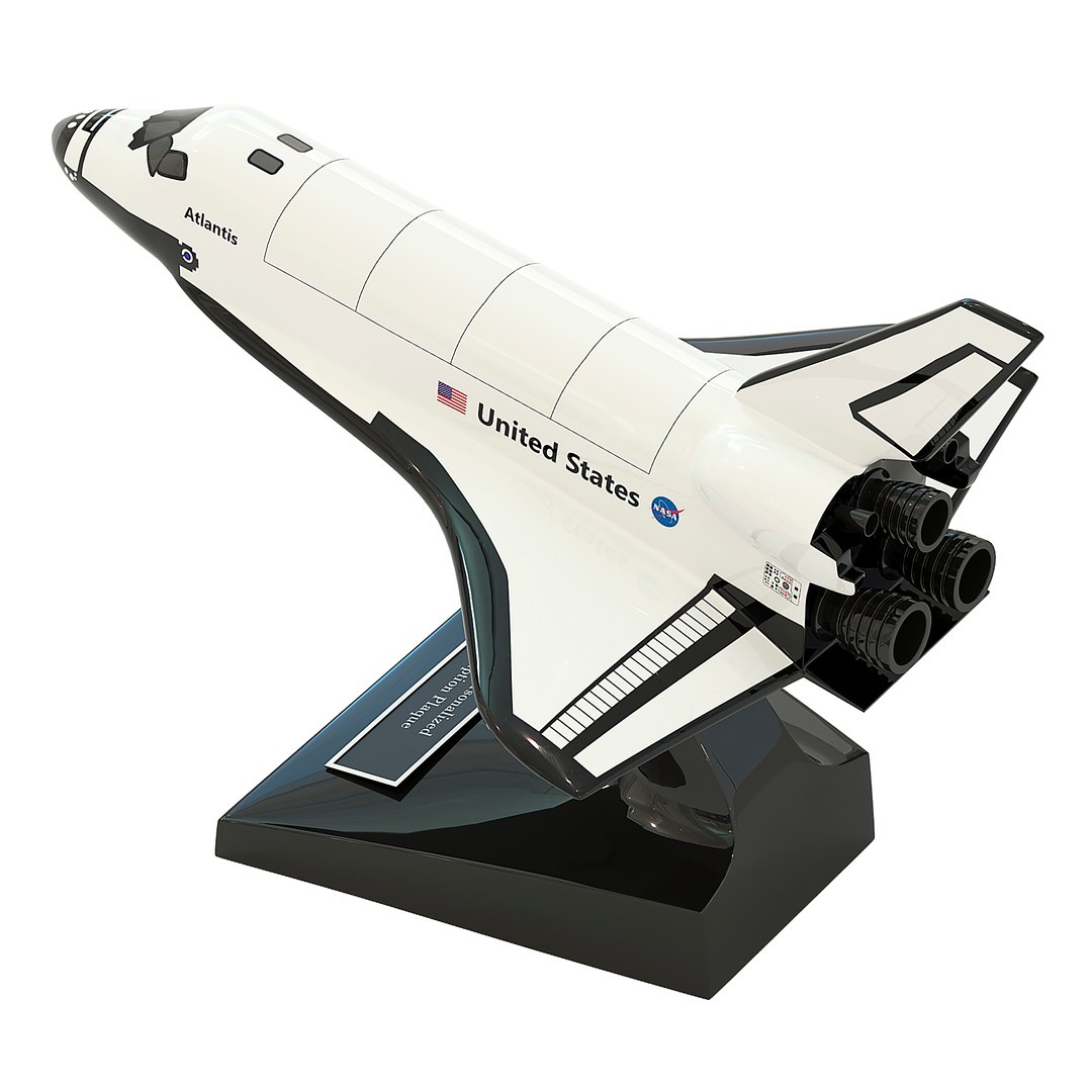 Nasa Plane Space Shuttle 3D Model - TurboSquid 2253420