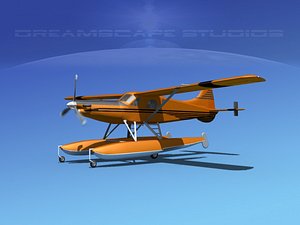3d dehavilland dhc-2 beaver model