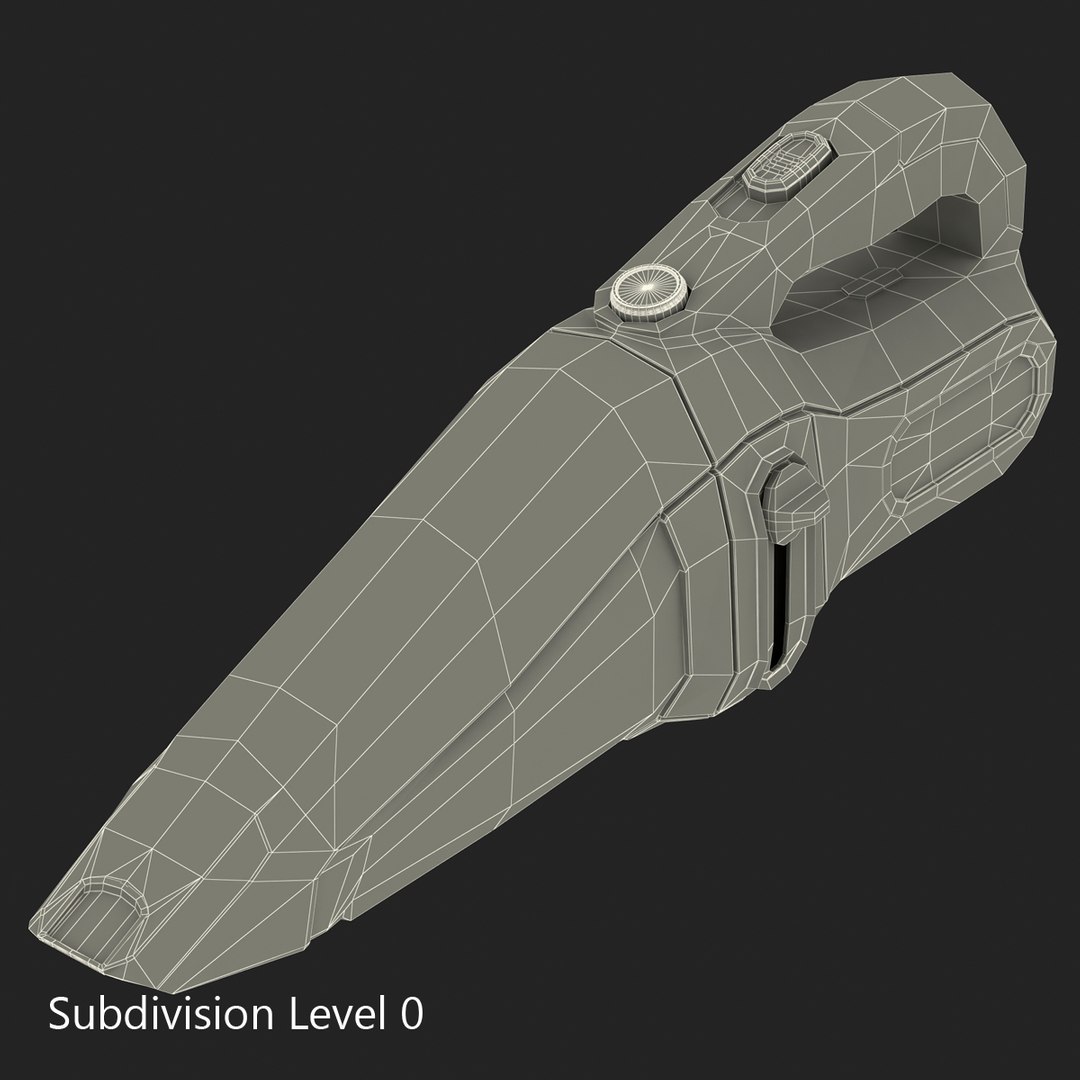 Handheld Vacuum Cleaner Cleaning 3d Obj