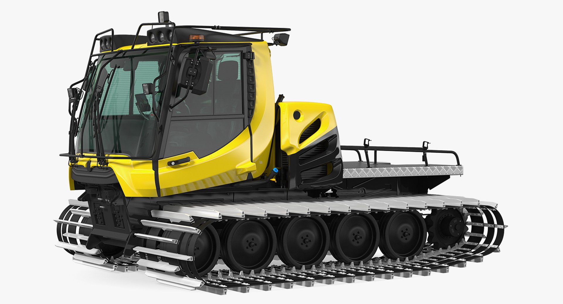 Snowcat Generic 3D Model 3D model preview