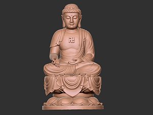 3D buddha model