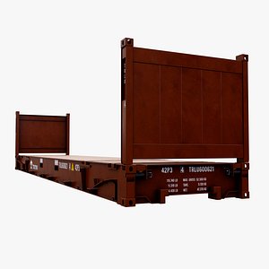 40FT Flush Folding Flatrack