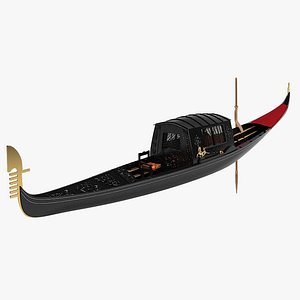 3d gondola boat model