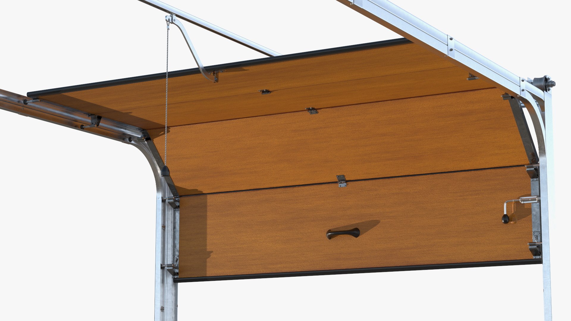 3D Retractable Garage Door System Rigged - TurboSquid 2326399