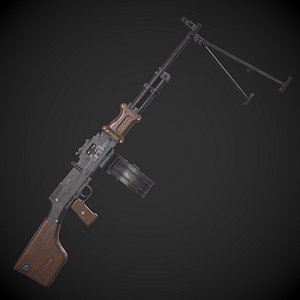RPD Machine Gun 3D model
