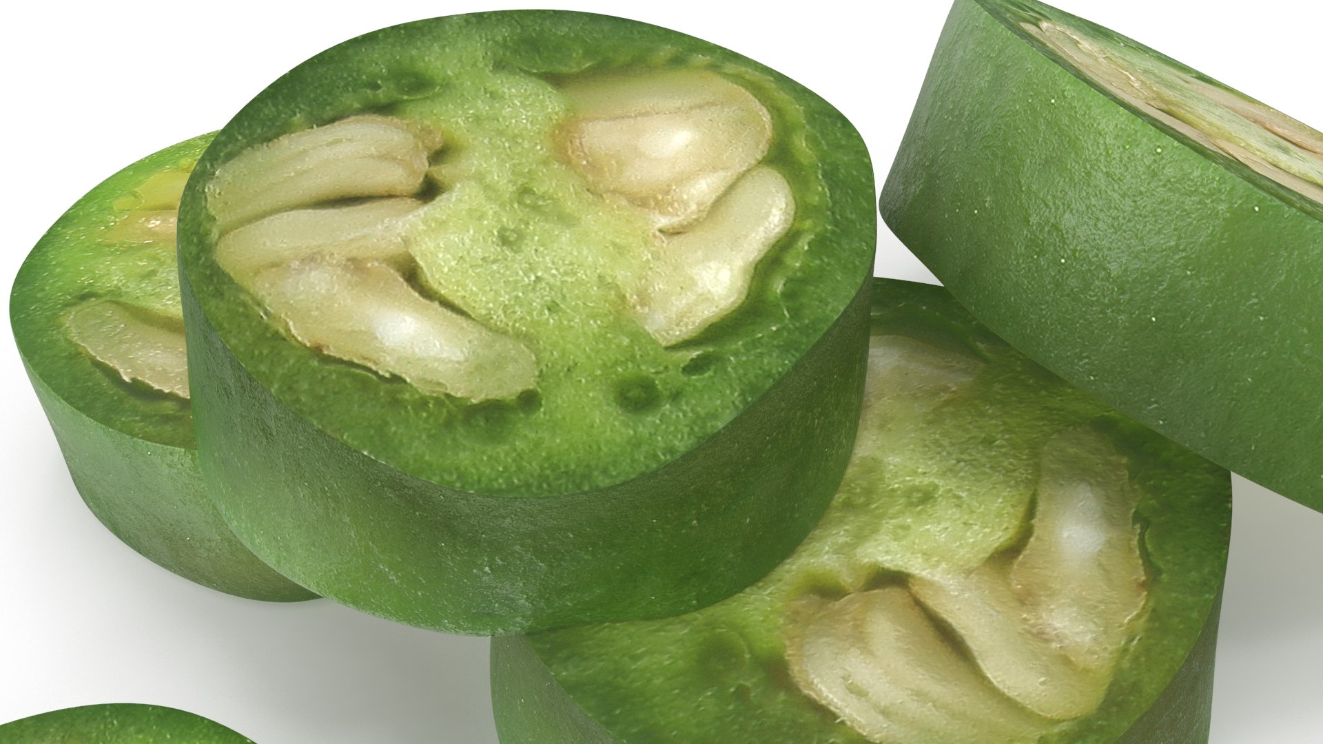 3D model green food https://p.turbosquid.com/ts-thumb/qR/IZGC2a/l1chlVGX/greenchillislicecolor0004/jpg/1604593142/1920x1080/fit_q87/be4b8c3589213c666ac80636432d50b551b19c94/greenchillislicecolor0004.jpg