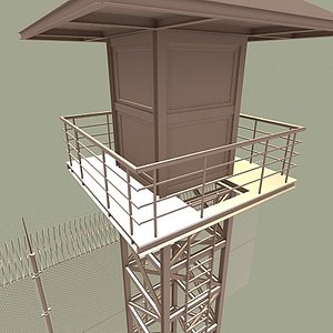 prison guard tower fence max
