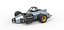 Supermodified 3-to-1 race car Scale 1 to 25