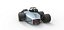 Supermodified 3-to-1 race car Scale 1 to 25