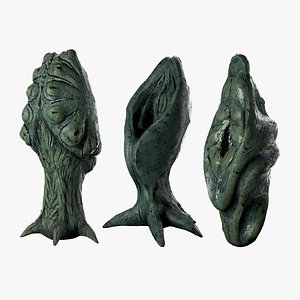 Alien plants 3D model