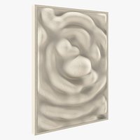 Abstract Plaster Wall Relief