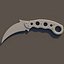 faca KARAMBIT para impressão 3D