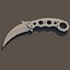 faca KARAMBIT para impressão 3D