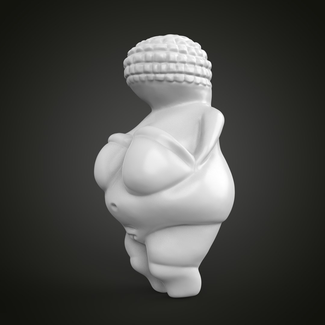 Venus of willendorf 3D https://p.turbosquid.com/ts-thumb/qR/iflJGy/xa/untitled.1.4/jpg/1648198020/1920x1080/fit_q87/88dcc8d5282936dd51ad917d96deb676bc290fe1/untitled.1.4.jpg