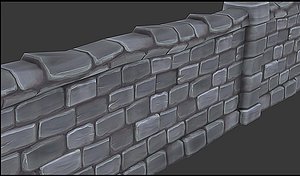 Stone Wall Segment 01