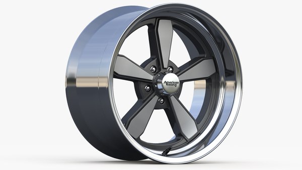 wheel american racing custom 3D model