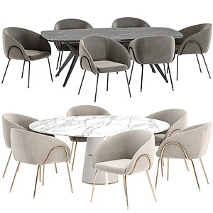 Xander dinning set 3D