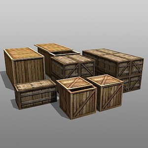 crates pack 3d max