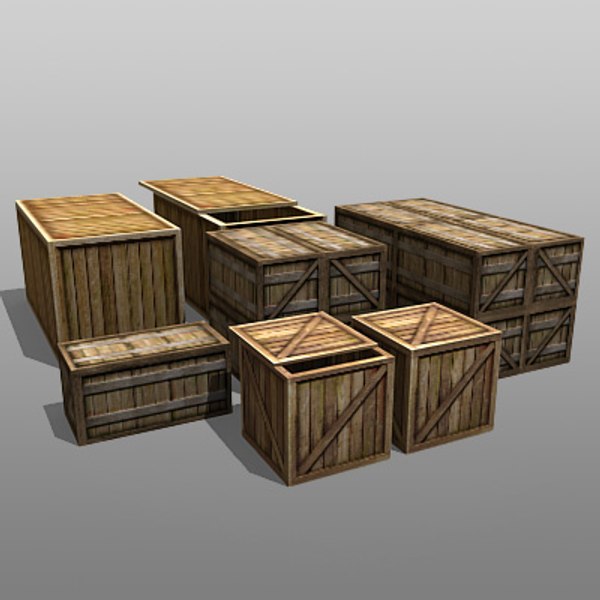 crates pack 3d max