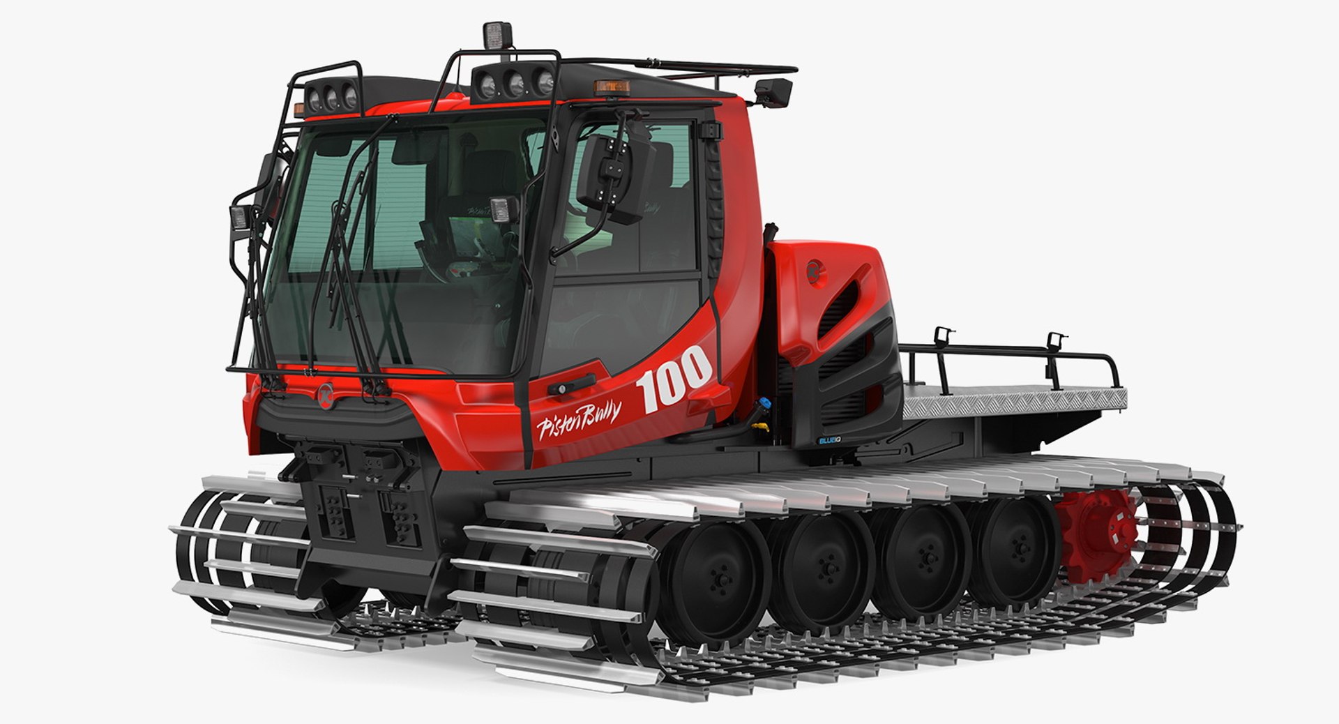 Snowcat Pistenbully Snow 3D Model - TurboSquid 1400786