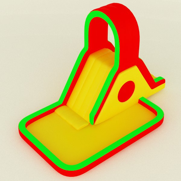 modelo 3d Inflable 001 - TurboSquid 885236