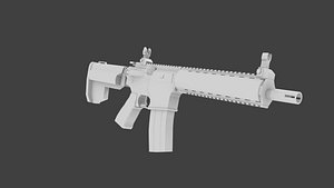 lwrc assault rifle 3d 3ds