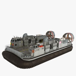3d model navy lcac