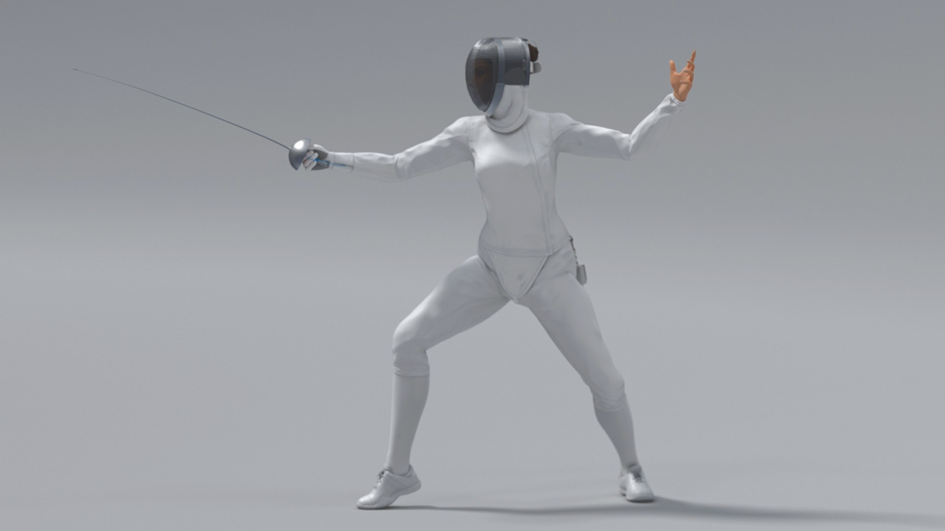 Female Fencer Epee Animated HQ Editorial License 3D model https://p.turbosquid.com/ts-thumb/qS/1xlLVb/y3/image_09/jpg/1777458917/1920x1080/fit_q87/1b21b9aa517c3135335e3da3548ade6d5343e0c4/image_09.jpg