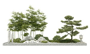 Oriental landscape design 3D