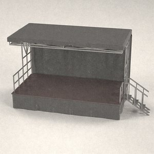 3d model of stage