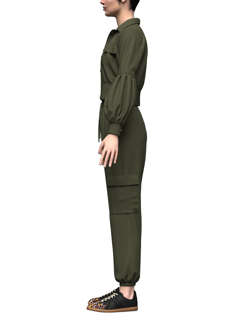 Bridget Terrain Corduroy Cropped Jacket