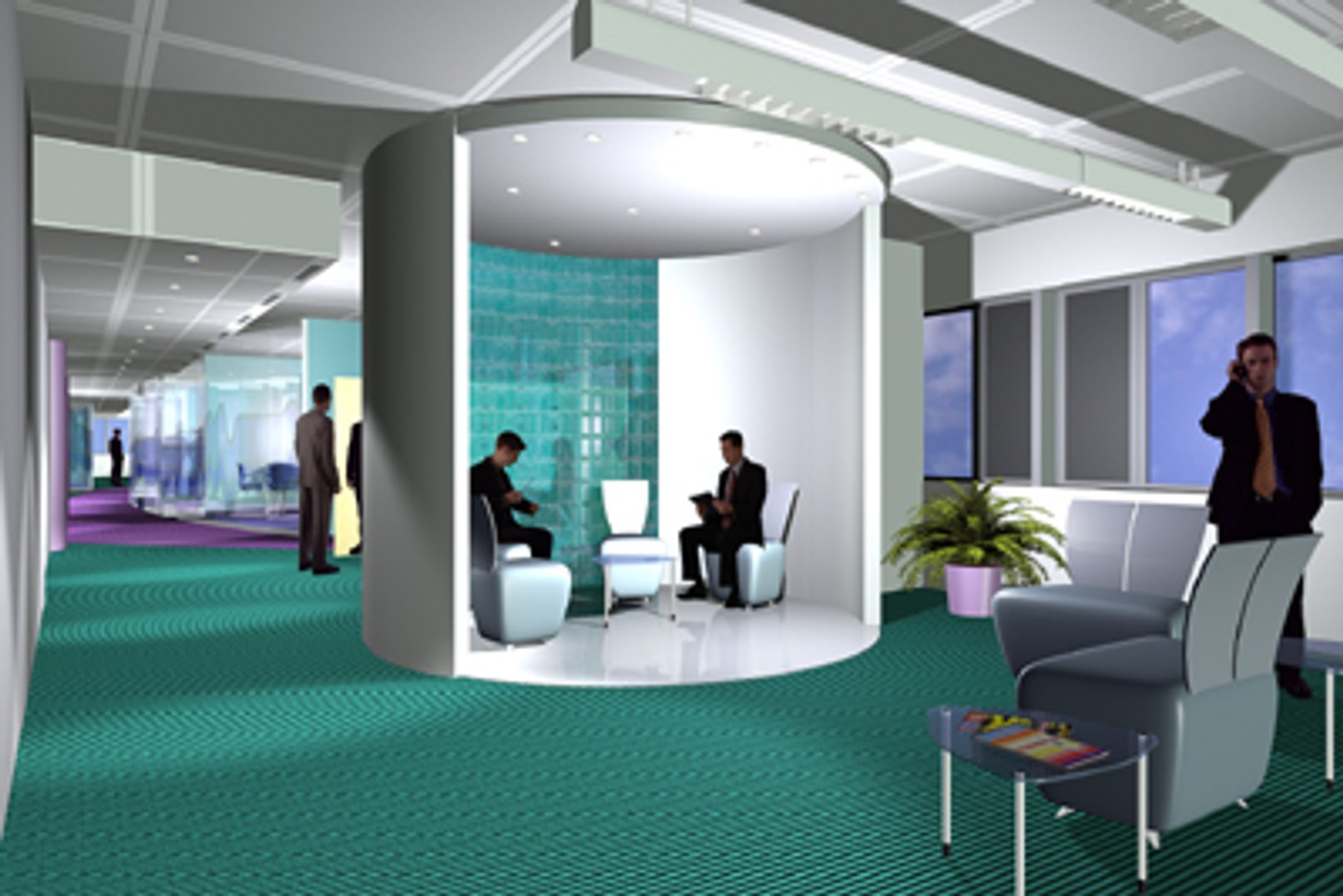 Office Interior 3d Model