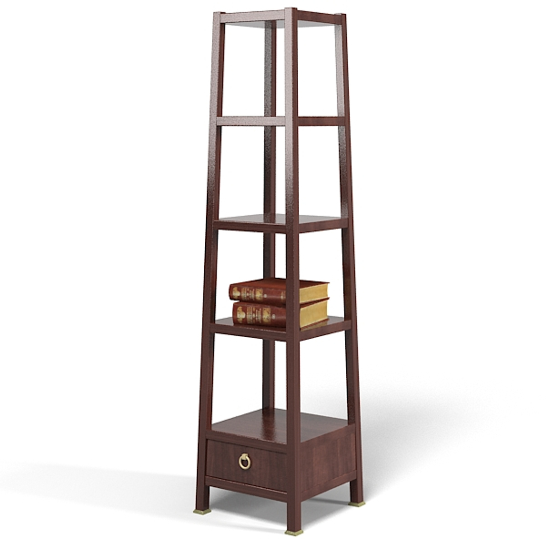 3d baker monument etagere model