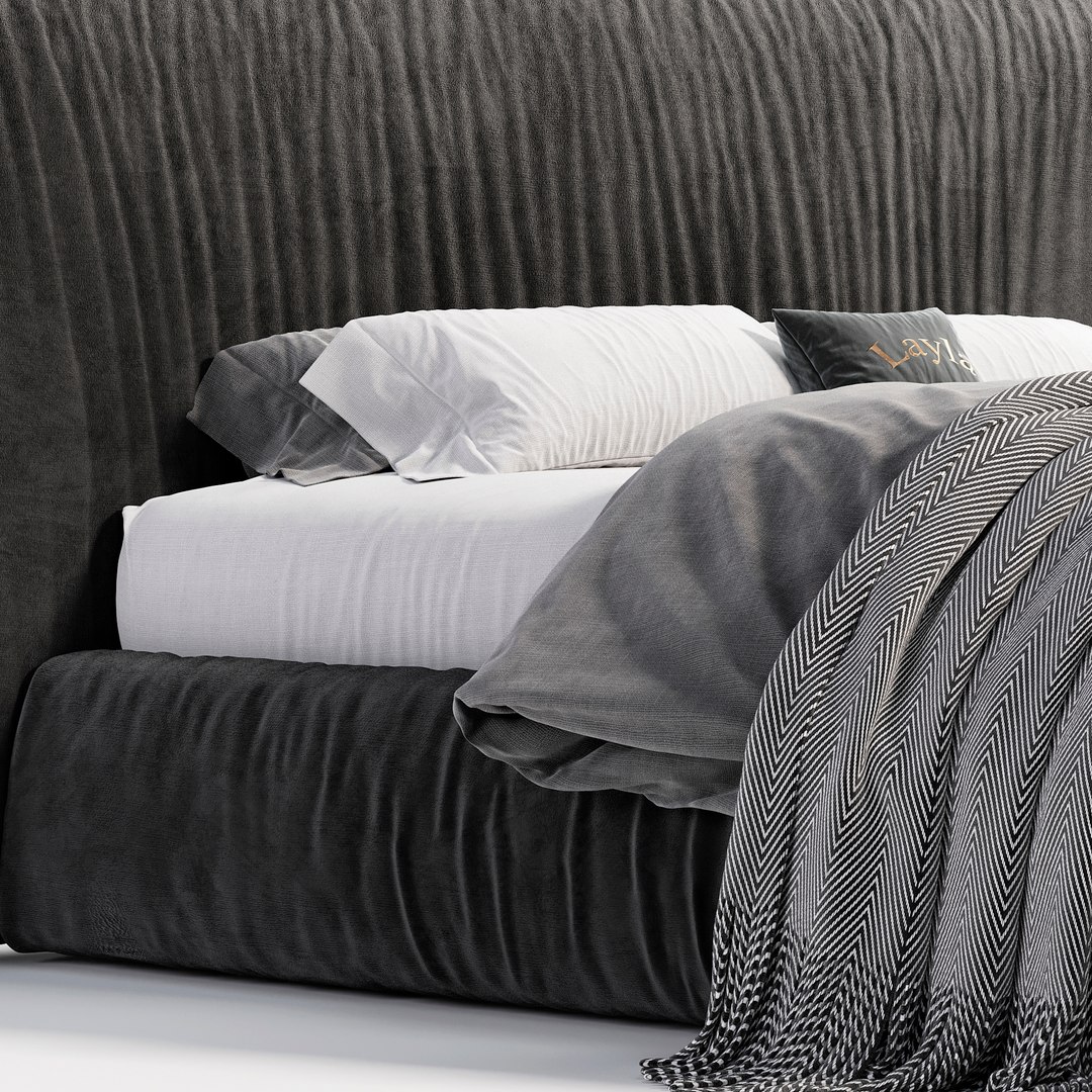 Layla Bed BY Flou 3D Model - TurboSquid 2121331