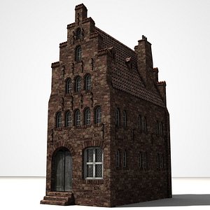 gothic house 3d model