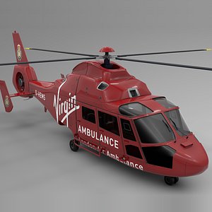 3D london air ambulance viirgin