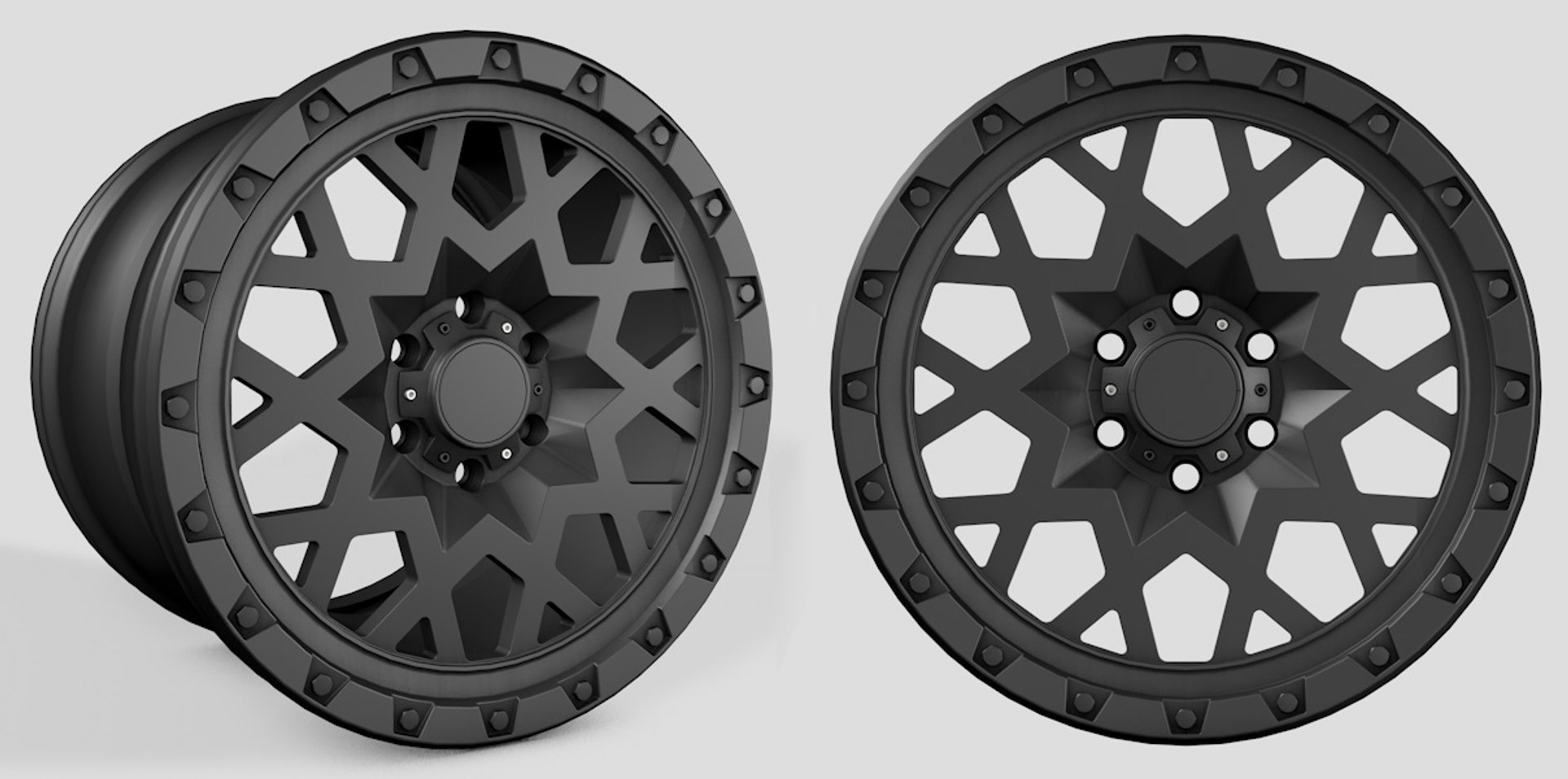 3D model black rhino wheels rim https://p.turbosquid.com/ts-thumb/qS/TRC7pu/5KRk6Zwm/br_sprocket/jpg/1530286453/1920x1080/fit_q87/b81a05b4bfe612fad3f9eb1285ccdcce54c4cc1a/br_sprocket.jpg