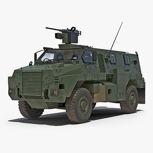 Protected Infantry Vehicle Bushmaster 3D Model