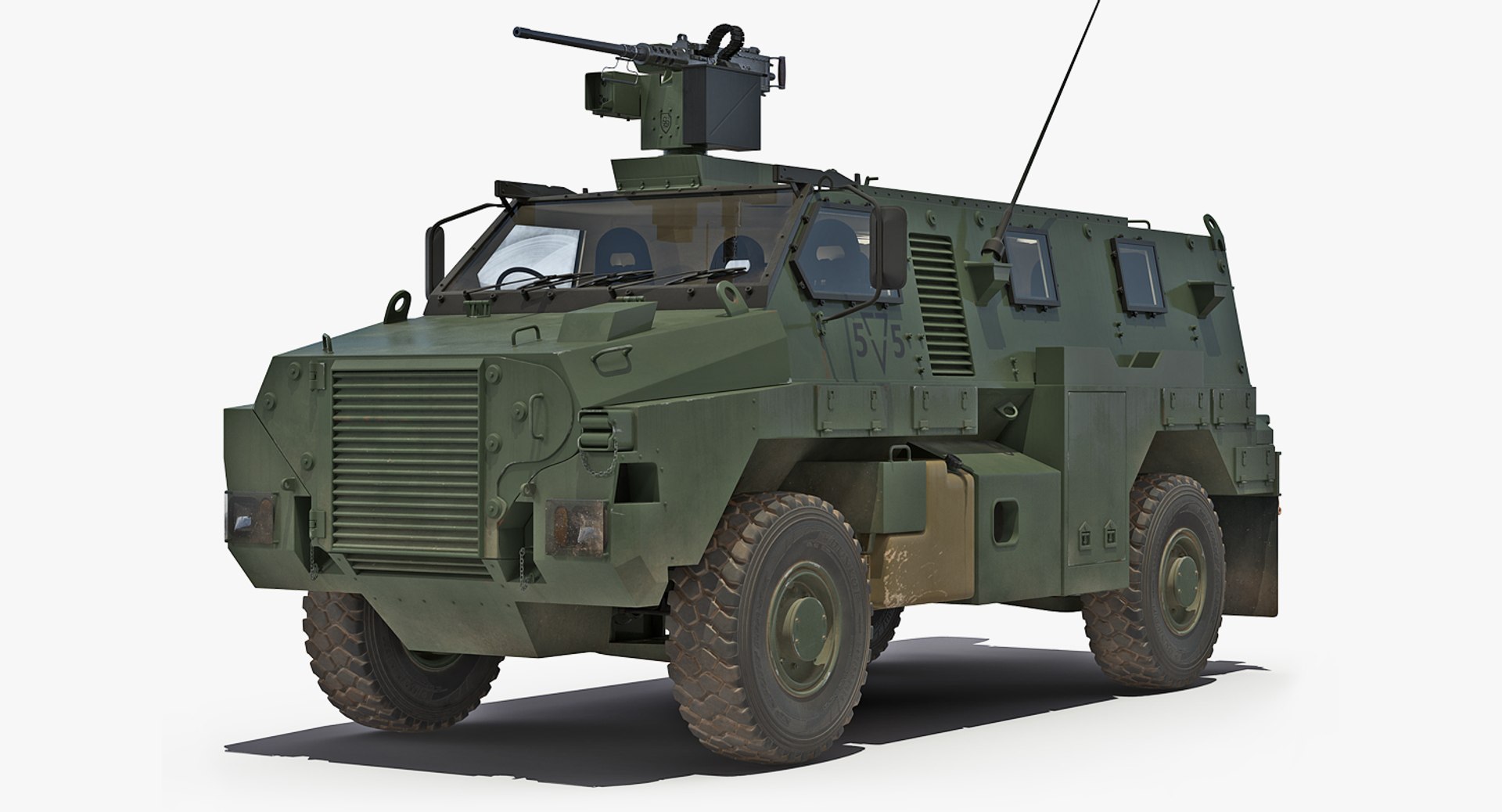 Protected Infantry Vehicle Bushmaster 3D Model 3D model preview