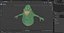 3D Ghostbusters Character Slimer T-pose