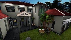 english house 3D model