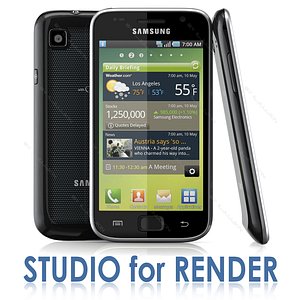 samsung galaxy s i9000 3d model
