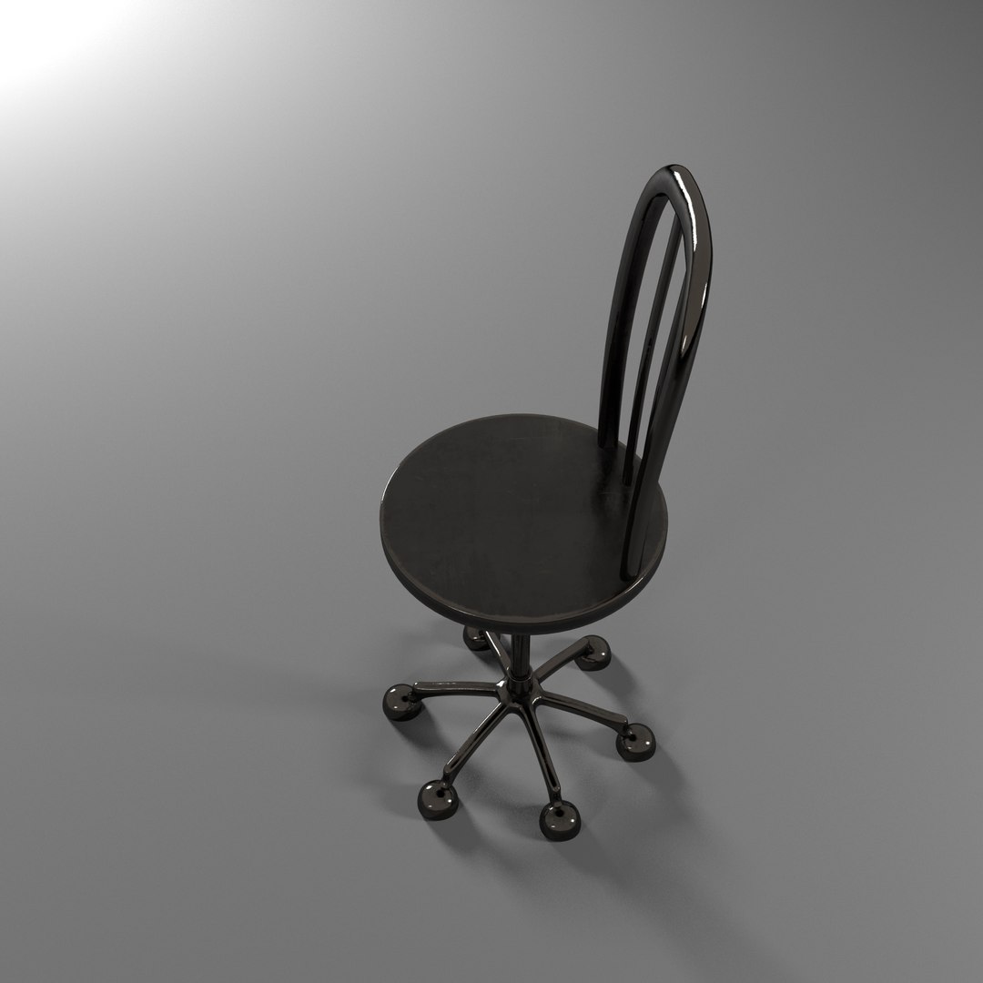 Metallic Chair 3D Model - TurboSquid 1303557