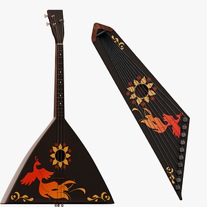 Balalaika and Gusli PBR model