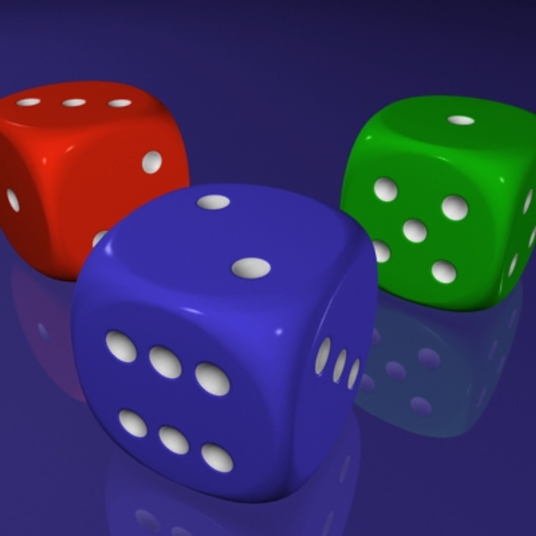 3d Model Dice Rounded Corners