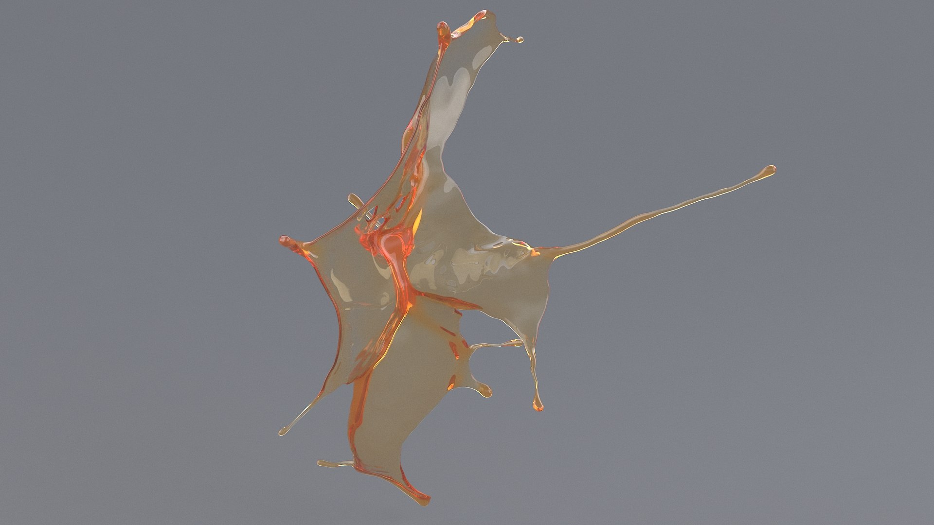 Splash Flat 08 3D model - TurboSquid 1718113