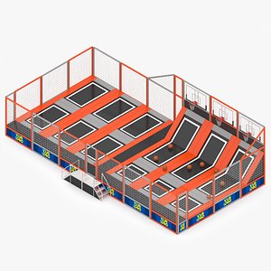 Trampoline Park 3D model