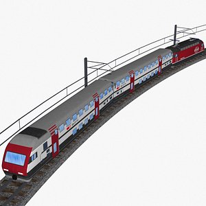 swiss ic2000 passenger train with re 460 locomotive